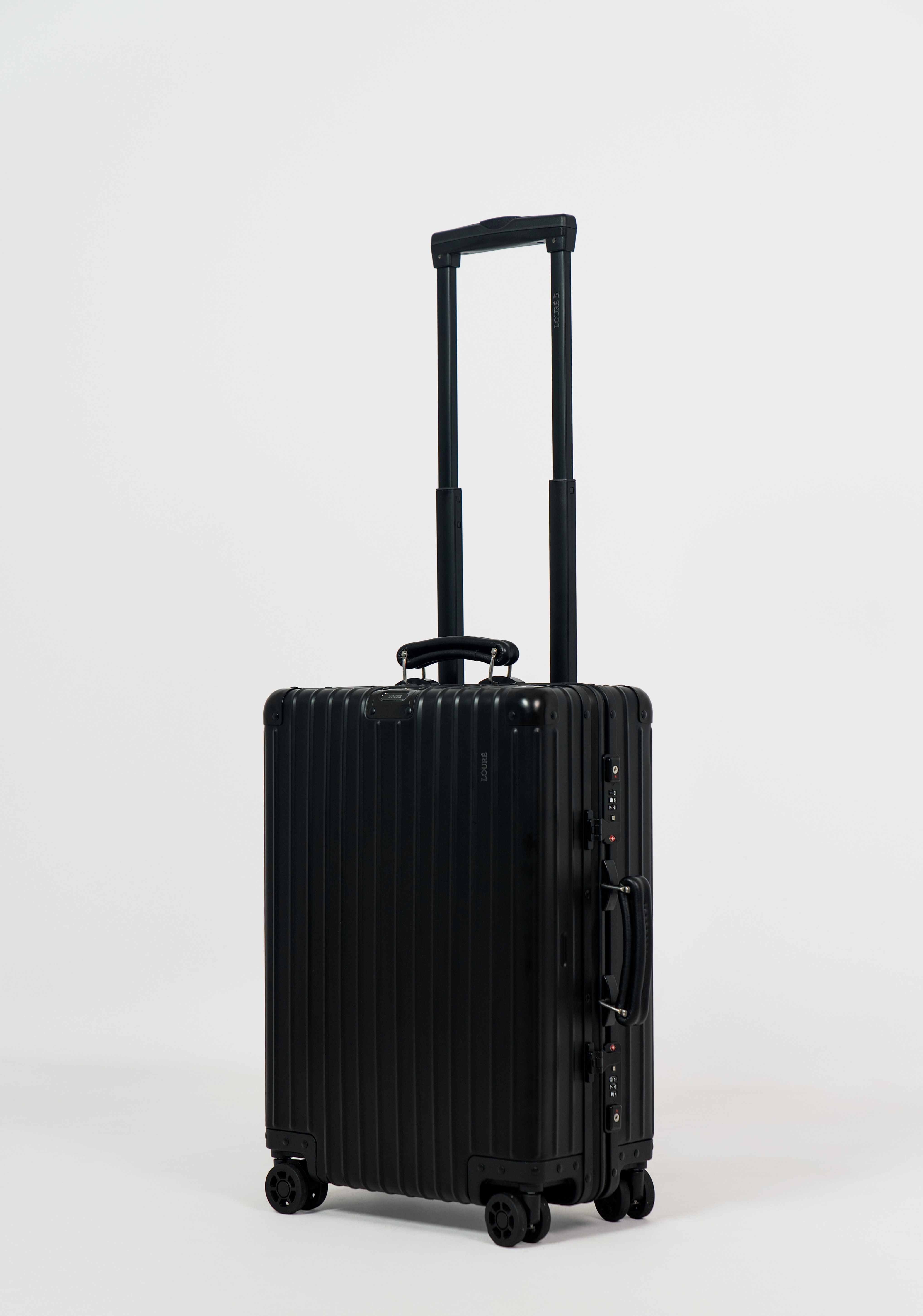 Loure Classic 20 Inch Carry-On luxury suitcase front view